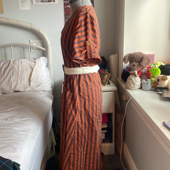 Lightweight Maxi Stripe Dress - Picture 2 of 3